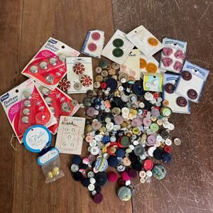 True Vintage Bakelite Celluloid Plastic Button Variety Bundle LOT 13 ounces‎